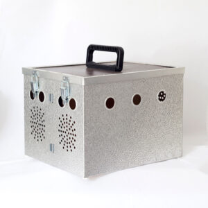 Cesta transportín aluminio 2 departamentos