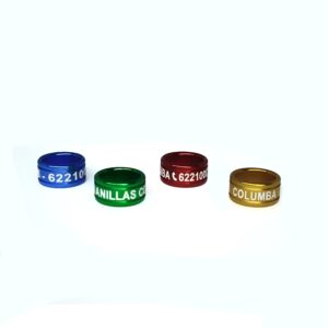 Anodizado cortas personalizadas (5 mm)